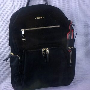 Tumi Black and Gold Men's Backpack